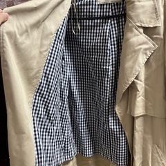 ZARA BASIC ベージュ トレンチコート Mの画像