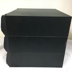 A2673　ビデオテープ収納BOX　VHS収納　木製　収納ケース　24本収納　3個　昭和レトロ　現状品の画像