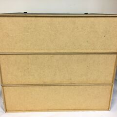 A2673　ビデオテープ収納BOX　VHS収納　木製　収納ケース　24本収納　3個　昭和レトロ　現状品の画像