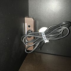 ★リユースのサカイ横浜南店★YM1427  レンジ台 ブラック/ブラウン W89×D42×H91 クリーニング済みの画像