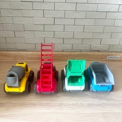 ジョーゼン　ビークルタウン　はたらく車セット　ミニカー　子ども　おもちゃの画像