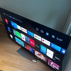 シャープ65インチ 有機ELテレビ 4T-C65DS1  2021年製の画像