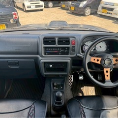 【支払総額17.8万円】値段の下がらないJB23ジムニー5速MTワイルドウインド車検令和9年9月機関良好 エアコンバッチリ momoハンドル の画像