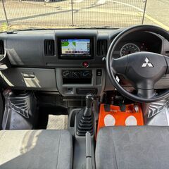 【総額コミコミ】広島発プライムゲート　２４年ミニキャブバン後期モデル　4WD　走行４万ｋｍ台！　ハイルーフ　車検令和８年６月２６日まで　社外ナビ　フルセグテレビ　下回り防錆施工済　整備点検記録簿/新車保証書完備　状態良好⭕️　軽バン　格安の画像