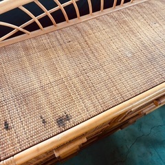 【ホリダソウコ】アンティーク家具　ラタン　家具　収納　の画像