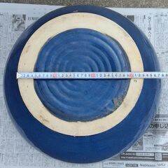【中古品】睡蓮鉢　陶器の画像