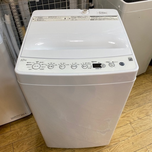 9/19値下げしました?人気?2023年製 Haier 4.5kg洗濯機 BW-45A 1人〜2人暮らし 新生活 ホワイト No.71