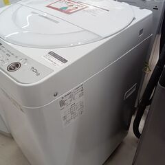 リユースのサカイ栃木店★ジモティ割あり★ SHARP 洗濯機 ES-GE7G 7ｋｇ 23年 動作確認／クリーニング済み TC10653の画像