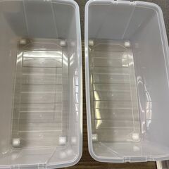 フタ付き収納ケース　２個セットの画像