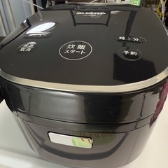 2025年　シャープ　炊飯器　3合　黒の画像