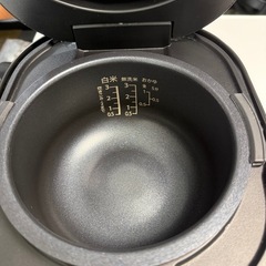 2025年　シャープ　炊飯器　3合　黒の画像