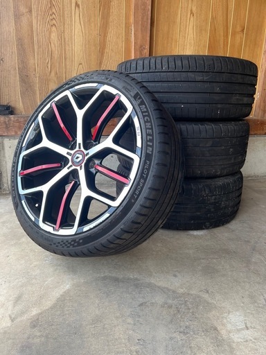 中古タイヤホイール付き255/35R19 96Y XL年製2022