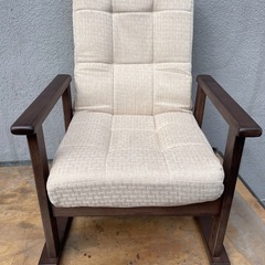 ★状態〇★ 家具 リクライニング チェア 椅子 イス (約)H75xW52xD50cm 座面の高さ約32cmの画像