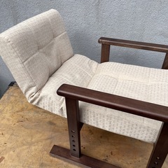 ★状態〇★ 家具 リクライニング チェア 椅子 イス (約)H75xW52xD50cm 座面の高さ約32cmの画像