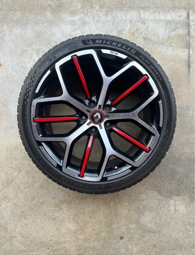 中古タイヤホイール付き255/35R19 96Y XL年製2022