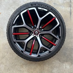 中古タイヤホイール付き255/35R19 96Y XL年製2022の画像