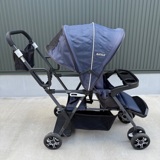 KATOJI 二人乗りベビーカー 二人でゴー