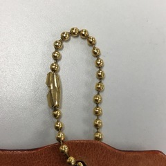 イルカ　革　キーホルダーの画像