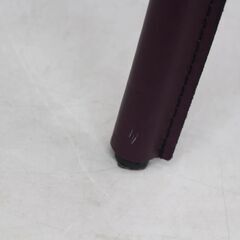 249)【川崎から出品】Cattelan italia カッテラン・イタリア 本革ダイニングチェア パープル系の画像