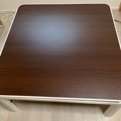 ニトリ　こたつセット　75×75の画像