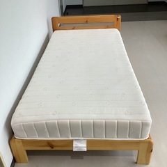 シングルベッド【町田市再生家具】　251693の画像