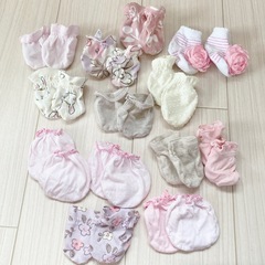 《美品》ベビーミトン12点セット+靴下1点の画像