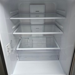 日立 冷蔵庫 265L R-27NVシャンパン 3ドア 右開き HITACHI 冷凍冷蔵庫 スリム 幅54cm 冷蔵庫の画像