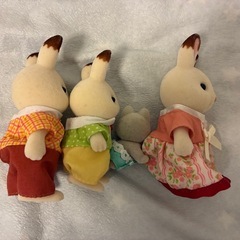 シルバニア　人形4点の画像