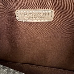 BEAUTY&YOUTH ユナイテッドアローズトートバッグ ショルダーバッグ 2way ベージュ 大容量 の画像