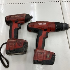 【中古】【店頭引取限定】HILTI インパクトドライバ、ドリルセット　SFH144-Aの画像