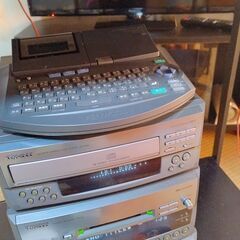 KENWOOD MD ＆ CD　コンポ の画像