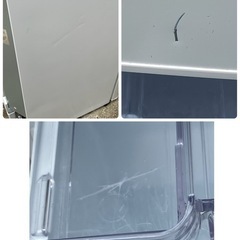 訳あり💦【三菱】 2ドア冷蔵庫 2021年MR-P15F-W🟢の画像