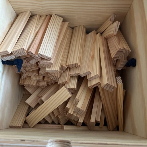 中古 KAPLA（カプラ） 280ピース入（実数252ピース）木製積み木 KAPLA（カプラ280ピース） (ユッカの木) 札幌のおもちゃ《積木》の中古