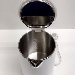 美品 dretec 電気ケトル 1.0L BK-T1000 2019年製 ホワイト/白 ドリテック 電気ポット 札幌市 中央区 南12条の画像