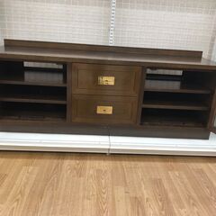 ★リユースのサカイ春日部店★KJ11723 カリモク家具 テレビボード ダークブラウン H54×W154×D43 クリーニング済みの画像