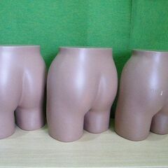 【卓上用】メンズ パンツ用トルソー ３体セット (多少のキズ有り)■P-150の画像