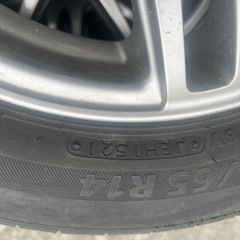 【受取者決定しました】155/65r14 タイヤアルミ4本 の画像