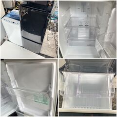 【分解洗浄渡し】メンテナンス整備渡し♬一人暮らし家電セット（冷蔵庫 洗濯機 電子レンジ）配送設置無料♬お届け日時指定できます♬の画像