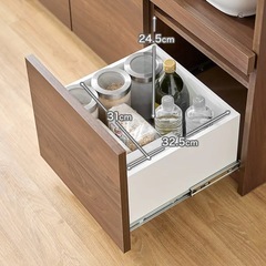 LOWYA キッチンカウンター美品の画像