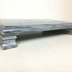 A3330　未使用　石製　台座付き　花瓶　花台　花器　花入れ　フラワーベース　大理石　天然石　インテリア　飾りの画像