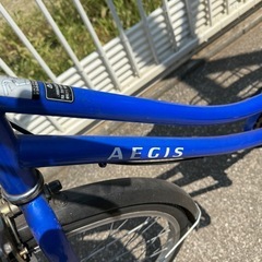 イオンバイクにて2017年購入　丸石自転車　AEGIS 青　26インチ　の画像