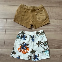 【美品】ZARAハーフパンツ2着100cmの画像
