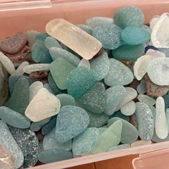 シーグラス　大量 の画像