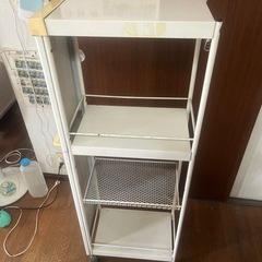 キャスター付きスリムワゴンの画像