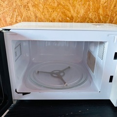 【決まりました】Haier 60Hz専用 電子レンジ JM-17F 2015年製 剥がれあり/J092-11の画像