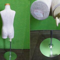 【SUN BODY】子供用トルソー ニット ３・４才サイズ ニット張り 発砲ボディ■Q-139の画像