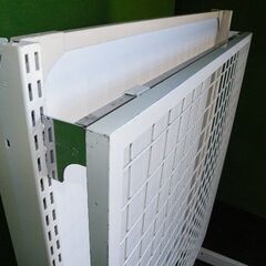【システム什器用】角バー使用のディスプレイネット 95cm×90cm■スチールネット・エンドネット■N-535の画像