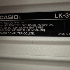 【ジャンク品】電子キーボード　CASIOの画像