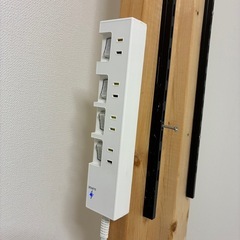 【9/18お渡し限定】2×4棚、4口コンセント付きの画像