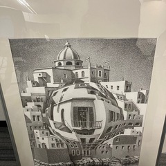 エッシャーの絵の複製ポスターの画像